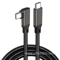 USB3.2 100W5A Type-c 90degrees 4K60HZ 20gbps AV cable